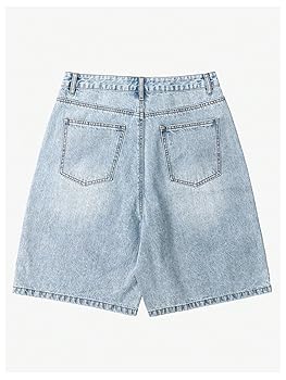 パンツ jentlouis Leather Pocket Baggy Shorts M UTSJKR Women's Baggy Bermuda Cargo Shorts with Pockets High